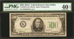 Fr. 2202-K. 1934-A $500 Federal Reserve Note. Dallas. PMG Extremely Fine 40 EPQ.