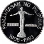 PHILIPPINES. 100 Piso, 1983. Manila Mint. PCGS PROOF-69 Deep Cameo Gold Shield.