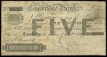 Cambridge Bank (F.D.Barker), ｣5, 5 October 1839, serial number B9445, black and white, value at low 
