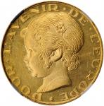 EUROPA. International Federation. Gold Florin, ND (1934). By Begeer in Voorschoten, Netherlands. NGC