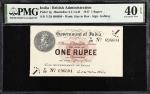 INDIA. Government of India. 1 Rupee, 1917. P-1g. PMG Extremely Fine 40 EPQ.