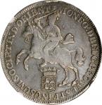 1738年荷兰东印度1杜卡顿。恩克赫曾造币厂。NETHERLANDS EAST INDIES. West Friesland. Ducaton, 1738. Enkhuizen Mint. NGC E