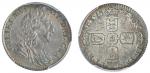 England. William III (1694-1702). Sixpence, 1697. Third draped bust right, rev. Crowned cruciform Ar