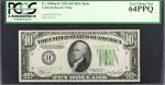 Fr. 2005m-H. 1934 $10  Federal Reserve Mule Note. St. Louis. PCGS Currency Very Choice New 64 PPQ.