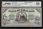 VENEZUELA. Lot of (2). Banco de Maracaibo. 50 Bolivares, ND (ca 1882). P-S191p1 & S191p2. Rosenman 6