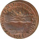 1786年佛蒙特铜币 PCGS AU 55 1786 Vermont Copper