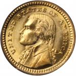 1903 Louisiana Purchase Exposition Gold Dollar. Jefferson Portrait. MS-65 (PCGS).