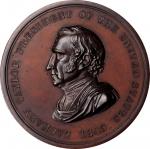 1849 Zachary Taylor Indian Peace Medal. Second Size. First Reverse. Julian IP-28. Bronze. Mint State