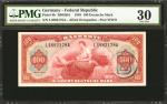 GERMANY, FEDERAL REPUBLIC. Allied Occupation. 100 Deutsche Mark, 1948. P-8b. PMG Very Fine 30.