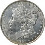 1891-O Morgan Silver Dollar. MS-61 (PCGS).