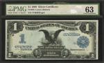 Fr. 226. 1899 $1 Silver Certificate. PMG Choice Uncirculated 63.