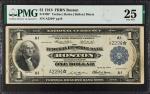 Fr. 708*. 1918 $1 Federal Reserve Bank Star Note. Boston. PMG Very Fine 25.