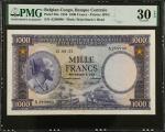 BELGIAN CONGO. Banque Centrale du Congo Belge et du Ruanda-Urundi. 1000 Francs, 1953. P-29a. PMG Ver
