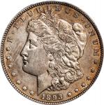 1893 Morgan Silver Dollar. AU Details--Cleaned (PCGS).