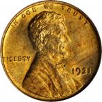 1921 Lincoln Cent. MS-65 RD (PCGS). OGH.