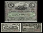 Cuba. Banco Espanol de la Isle de Cuba. 10 Pesos. 1896. P-49s. No.839474. Black on green. Ox cart fu