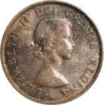 CANADA. Dollar, 1959. Ottawa Mint. Elizabeth II. PCGS MS-65.
