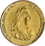 TRANSYLVANIA. 2 Ducat, 1769-H G. Karlsburg Mint. Maria Theresa (1740-80). PCGS AU-53 Secure Holder.