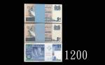 1976-80、84-89年新加坡1元，三组连号共300枚。部份有黄点均未使用