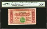 PORTUGUESE INDIA. Banco Nacional Ultramarino. 4 Tangas, 1917. P-19. PMG About Uncirculated 55 Net. R