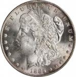 1885-CC Morgan Silver Dollar. MS-63 (PCGS). OGH--Doily.
