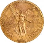 MEXICO. 50 Pesos, 1930. Mexico City Mint. NGC MS-63.