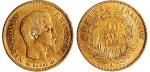 1855年法国拿破仑三世10法郎金币