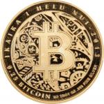 Pattern 2013 Lealana 0.25 Bitcoin. Loaded. Firstbits 1PSQVPC2. Serial No. 145. Red Address. Gilt Sil