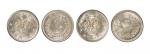 2233明治九年(1876)日本龙银五钱银币二枚