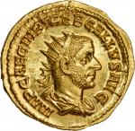 TREBONIANUS GALLUS, A.D. 251-253. AV Binio (Heavy Aureus) (6.12 gms), Rome Mint. NGC MS, Strike: 5/5