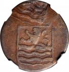 1786-VOC年荷兰东印度群岛1Duit。错版。 NETHERLANDS EAST INDIES. Dutch East India Company. Zeeland. Mint Error -- 