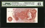 GREAT BRITAIN. Bank of England. 10 Shillings, ND (1960-70). P-373. Replacements. Very Fine to Extrem