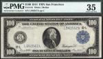 United States of America, Federal Reserve Note San Francisco, $100, 1914, serial number L940547A, si