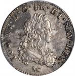 FRANCE. 1/3 Ecu, 1721-A. Paris Mint. Louis XV (1715-74). PCGS AU-55.