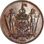 British North Borneo, 1 cent, 1886-H, 9.36g, no SCAb,NGC MS 63BN, NGC Cert. #5984209-015. Pedigree n