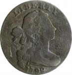 1799 Draped Bust Cent. S-189. Rarity-2. Good-6 (PCGS).