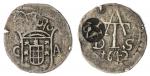 Sri Lanka (Ceylon), Portuguese Colony, Tanga, 2.17g, Jaffna, undated (c.1680), host coin Goa, Tanga,