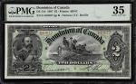 CANADA. Dominion of Canada. 2 Dollars, 1897. DC-14c. PMG Choice Very Fine 35.