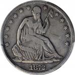 1872-CC Liberty Seated Half Dollar. WB-6. Rarity-4. Fine Details--Repaired (PCGS).