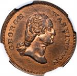 Undated (C. 1860) Coin Dealer William Idlers George Washington Storecard. Copper. 20.5 mm. Musante G