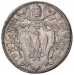 Vatican coins and medals. Innocenzo XIII (1721-1724) Mezza piastra A. I - Munt. 4 AG (g 16 05) RRR E