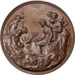 GREAT BRITAIN. Bronze "Honoris Causa" Award Medal, 1862. CHOICE UNCIRCULATED.