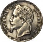 FRANCE. 5 Franc, 1861-A. Paris Mint. PCGS MS-64 Secure Holder.