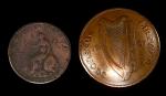 Lot of (2) British Empire Coin Boxes. Very Fine.