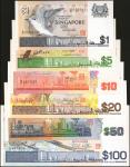 1976年新加坡货币局一至一佰元。