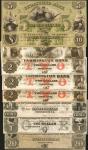 Lot of (9) New Hampshire Obsolete Banknotes. Extremely Fine to Choice Uncirculated.