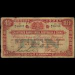 CHINA--FOREIGN BANKS. Chartered Bank of India, Australia & China. $10, 31.3.1924. P-S160.