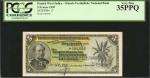 DANISH WEST INDIES. Dansk-Vestindiske National Bank. 5 Francs, 1905. P-17. PCGS Currency Very Fine 3