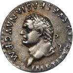 TITUS, A.D. 79-81. AR Denarius (3.15 gms), Rome Mint, A.D. 80. ANACS EF-40.