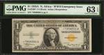 Fr. 2306*. 1935A $1 North Africa Emergency Star Note. PMG Choice Uncirculated 63 EPQ.